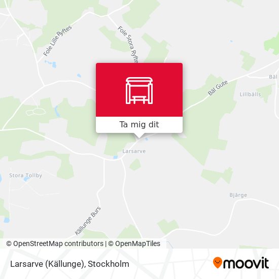 Larsarve (Källunge) karta