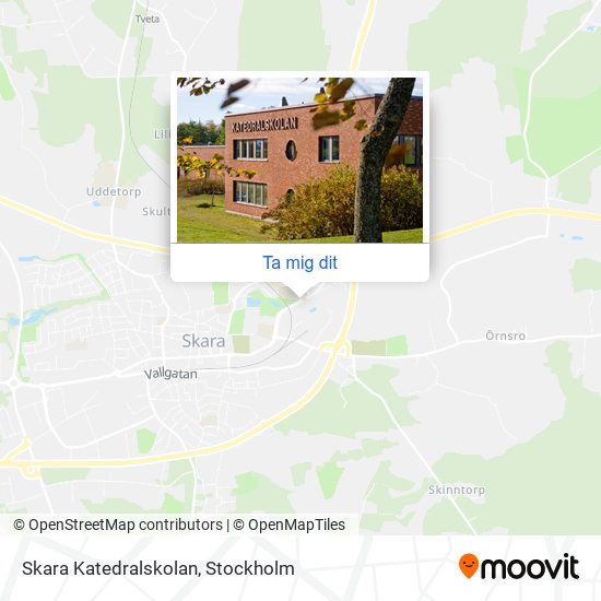 Skara Katedralskolan karta