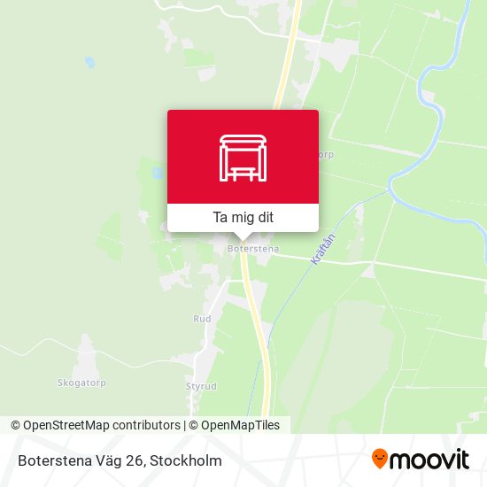 Boterstena Väg 26 karta