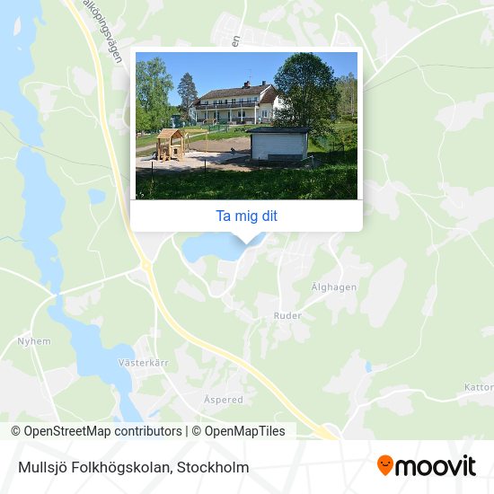 Mullsjö Folkhögskolan karta