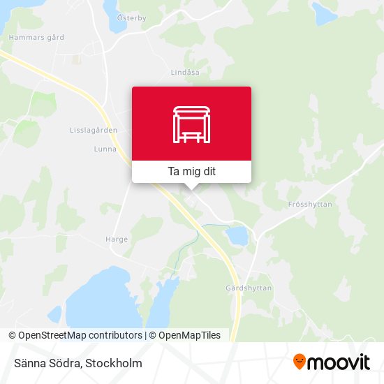 Sänna Södra karta