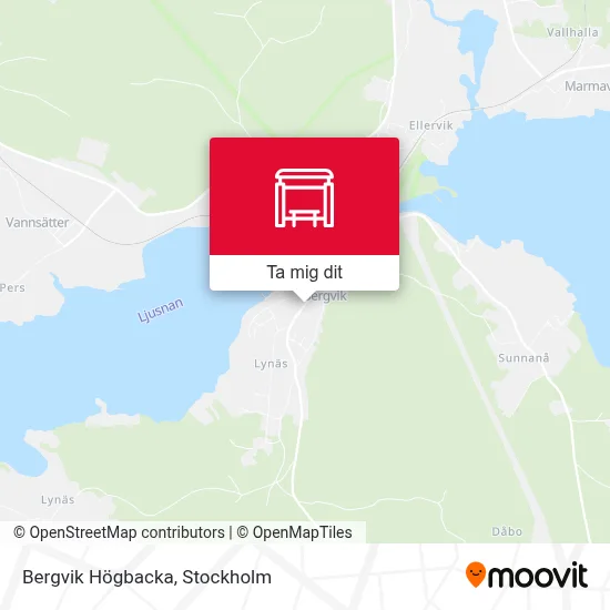 Bergvik Högbacka karta