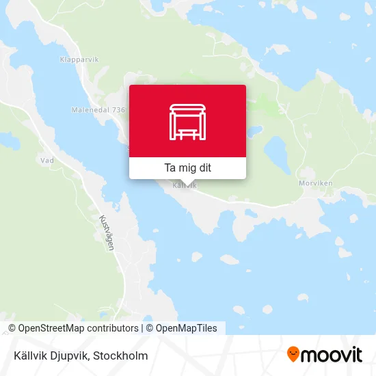 Källvik Djupvik karta