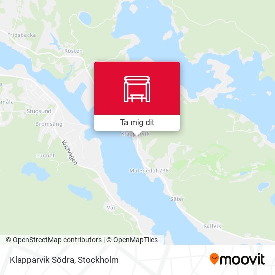 Klapparvik Södra karta