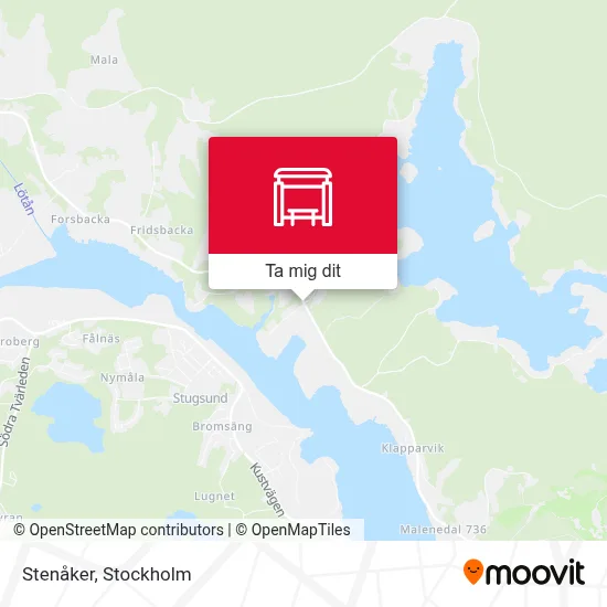 Stenåker karta