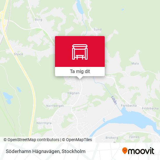 Söderhamn Hägnavägen karta