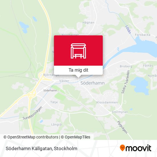 Söderhamn Källgatan karta