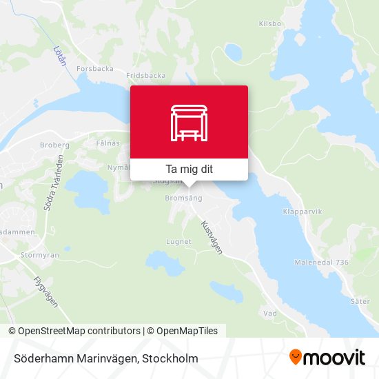 Söderhamn Marinvägen karta