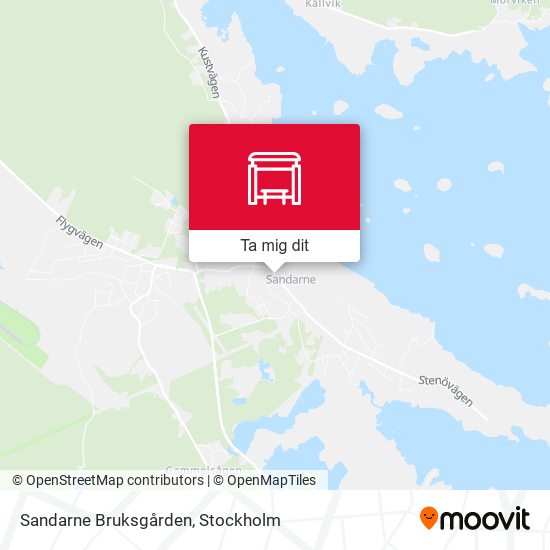 Sandarne Bruksgården karta