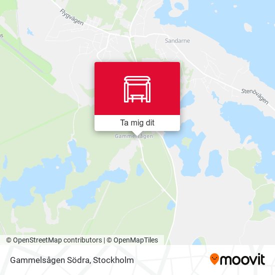 Gammelsågen Södra karta