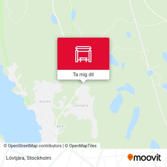 Lövtjära karta