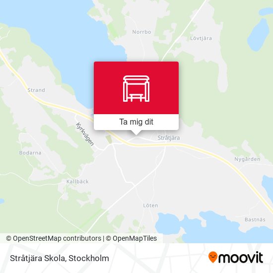 Stråtjära Skola karta
