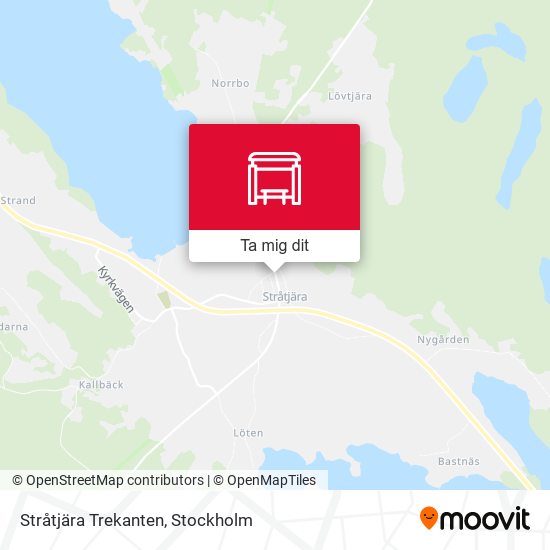 Stråtjära Trekanten karta