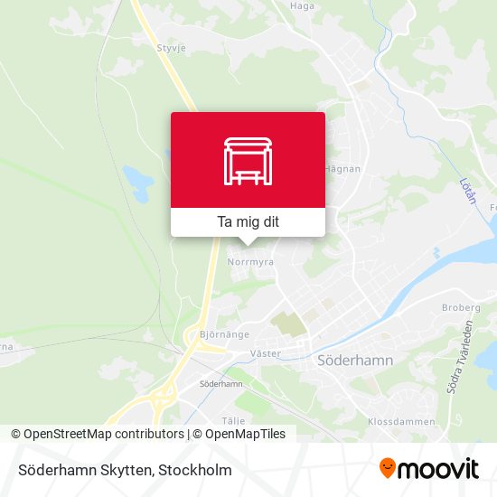 Söderhamn Skytten karta