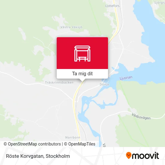 Röste Korvgatan karta