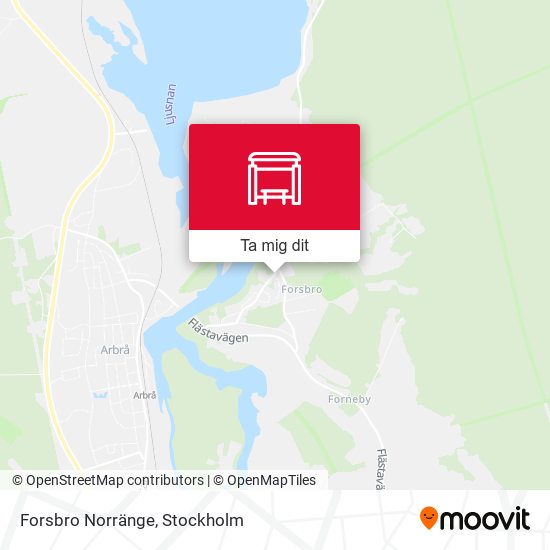 Forsbro Norränge karta