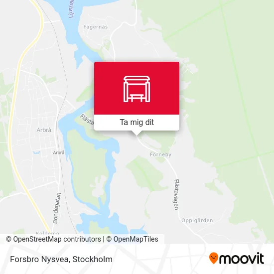 Forsbro Nysvea karta