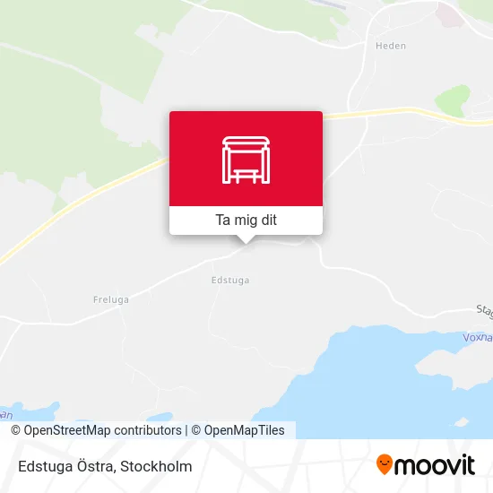 Edstuga Östra karta