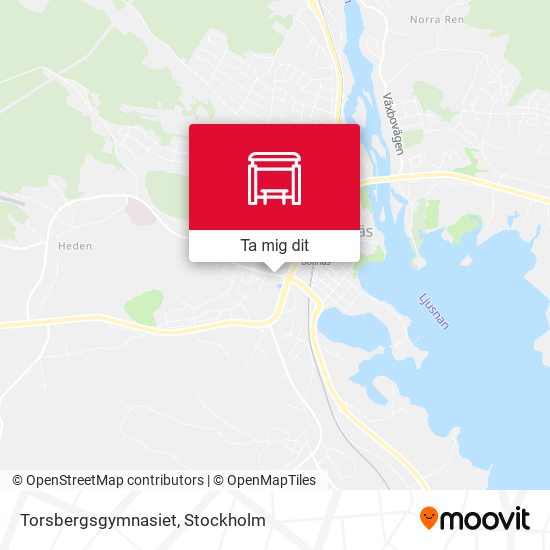 Torsbergsgymnasiet karta