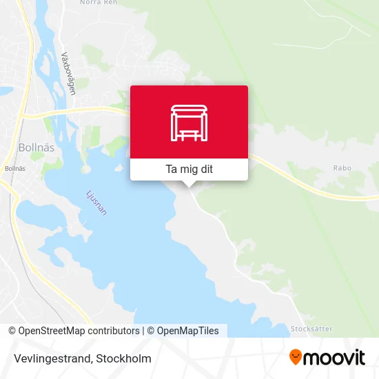 Vevlingestrand karta