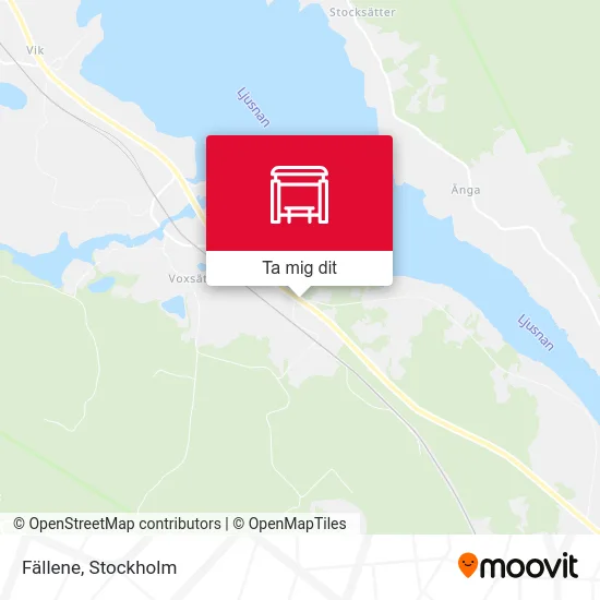 Fällene karta