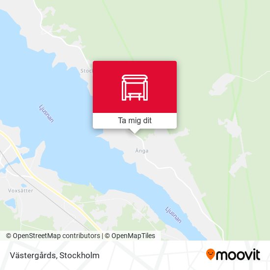 Västergårds karta