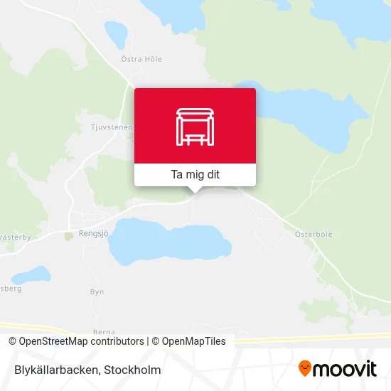 Blykällarbacken karta