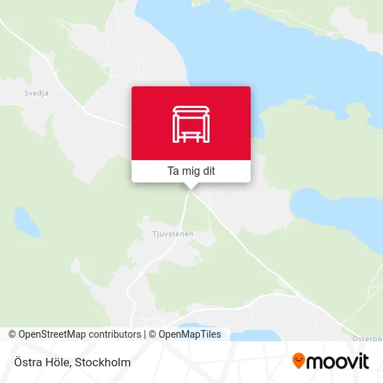 Östra Höle karta