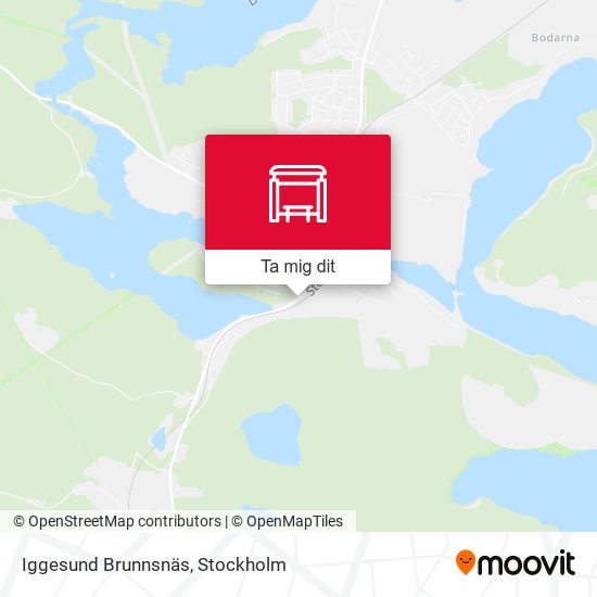 Iggesund Brunnsnäs karta