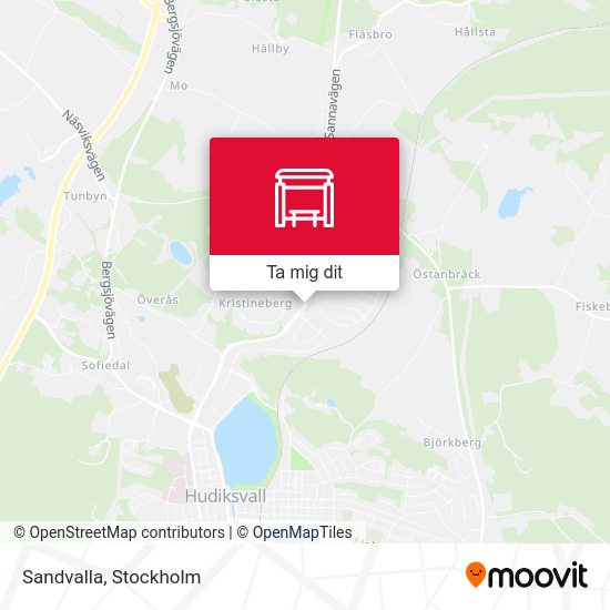 Sandvalla karta