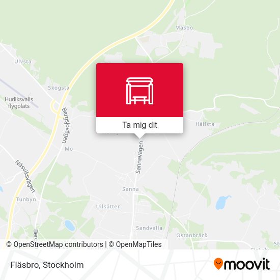 Fläsbro karta