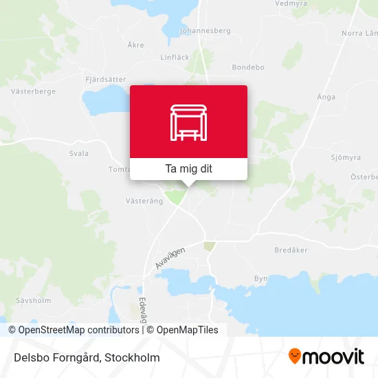 Delsbo Forngård karta