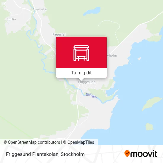 Friggesund Plantskolan karta