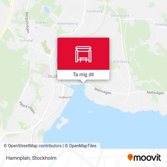 Hamnplan karta