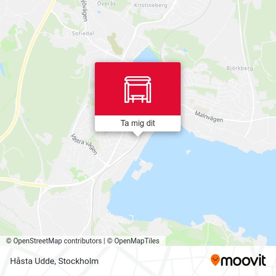 Håsta Udde karta