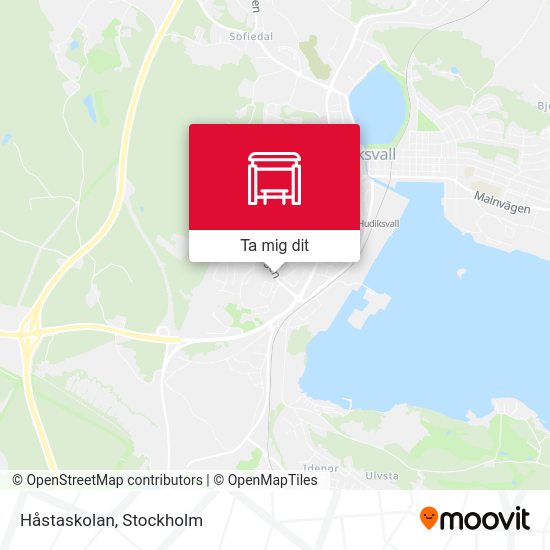 Håstaskolan karta