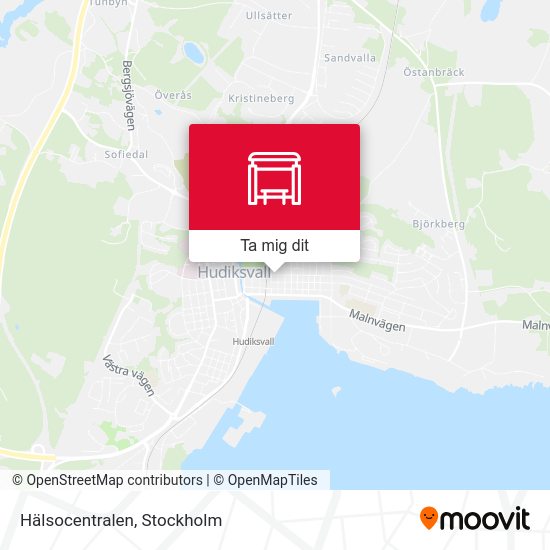Hälsocentralen karta