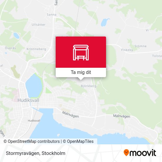 Stormyravägen karta