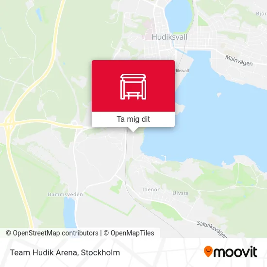 Team Hudik Arena karta