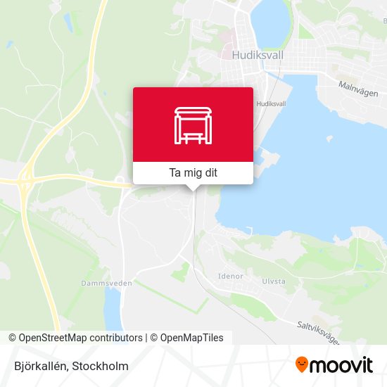 Björkallén karta