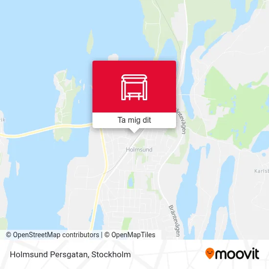 Holmsund Persgatan karta