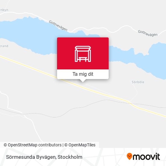 Sörmesunda Byvägen karta