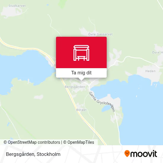 Bergsgården karta