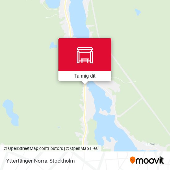 Yttertänger Norra karta