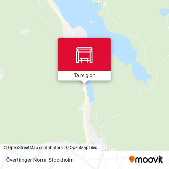 Övertänger Norra karta
