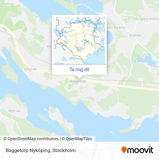 Baggetorp Nyköping karta