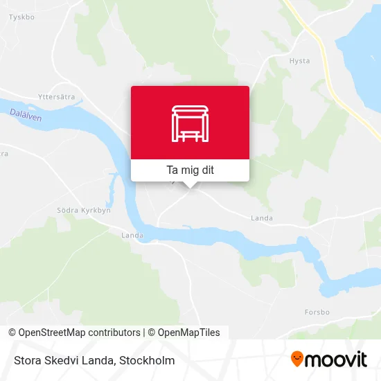 Stora Skedvi Landa karta