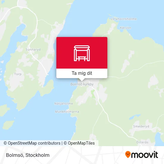 Bolmsö karta