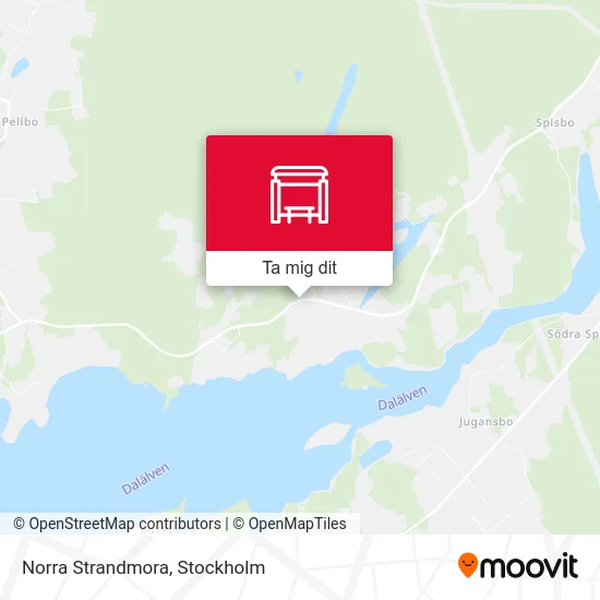 Norra Strandmora karta