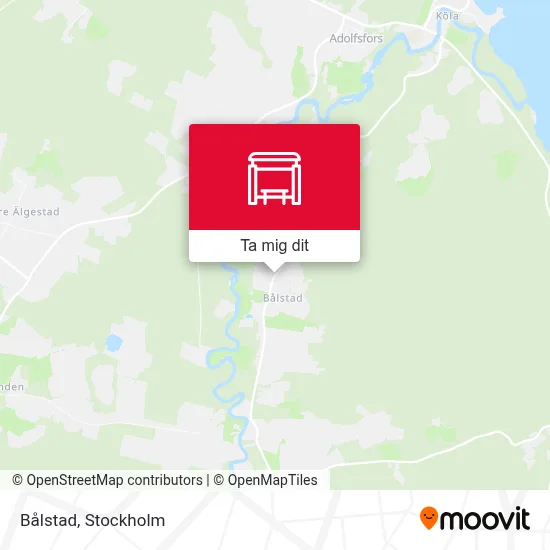 Bålstad karta